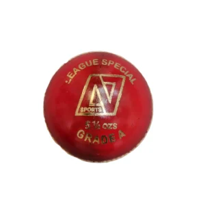 A7 League Special Cricket Ball - Red - Front