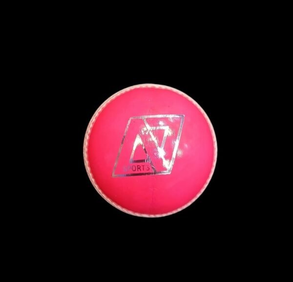 A7 Sports Hattrick Cricket Ball - Pink - Back