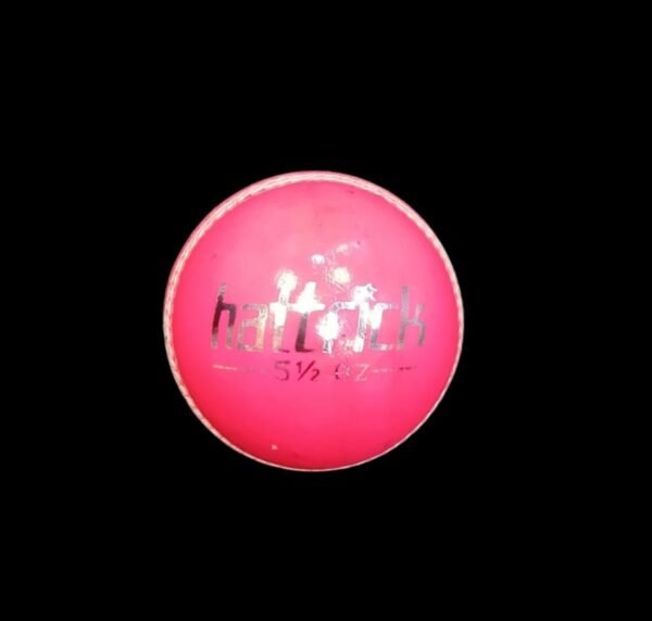 A7 Sports Hattrick Cricket Ball - Pink - Front - 5 1-2 Oz