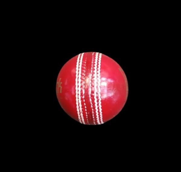 A7 Sports Hattrick Cricket Ball - Red - Side