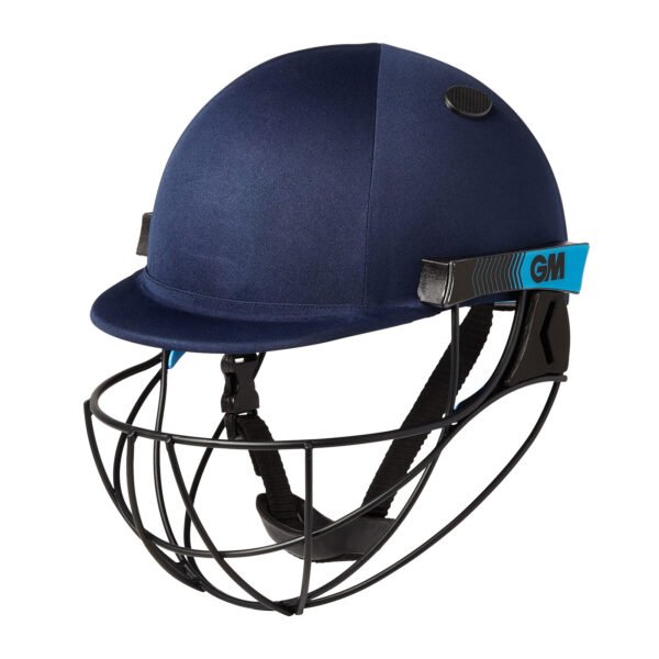 Gunn & Moore Neon Geo Helmet - Navy - Front