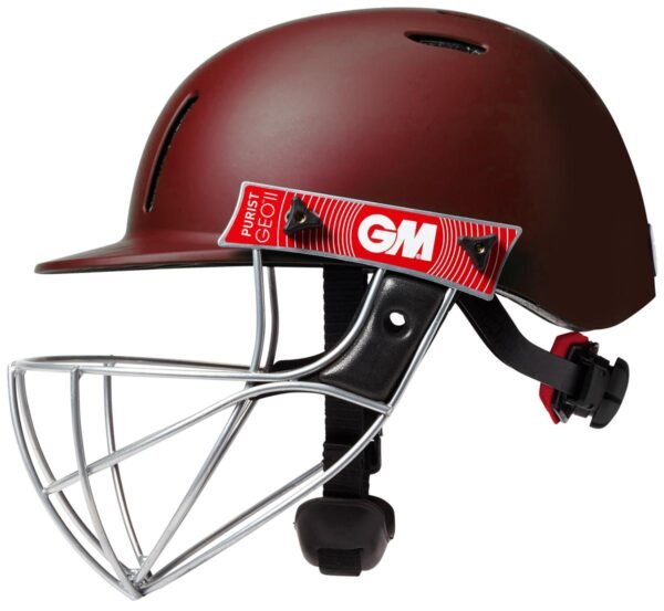 Gunn & Moore Purist Geo II Helmet - Maroon - Side