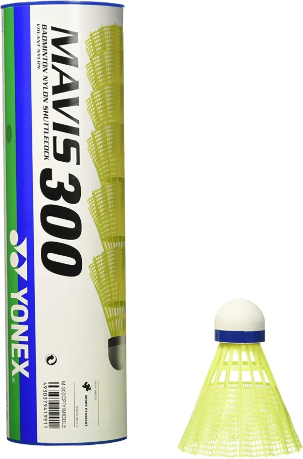 Yonex Mavis 300 Shuttlecocks (1 tube of 6) - Overview