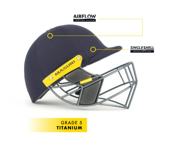 Masuri T-Line Titanium Cricket Helmet - Information