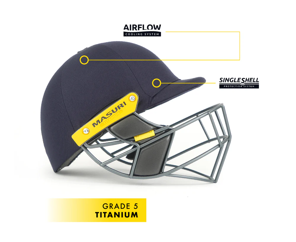 Masuri T-Line Titanium Cricket Helmet - Information
