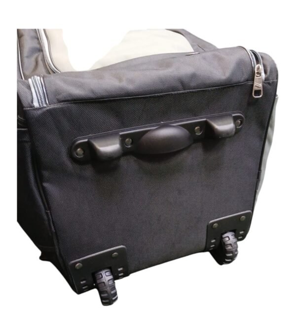 A7 Sports Wheelie Duffle Cricket Bag - Black-Grey - Bottom