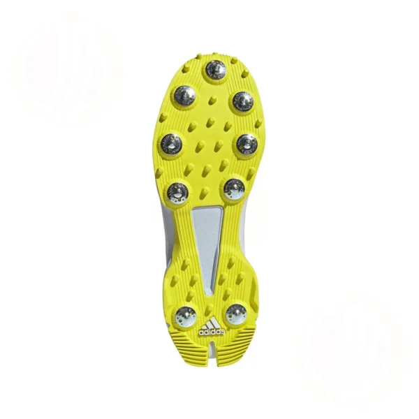 Adidas 22YDS Cricket Spike Shoes - Yellow - Bottom