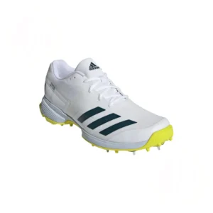 Adidas 22YDS Cricket Spike Shoes - Yellow - Front