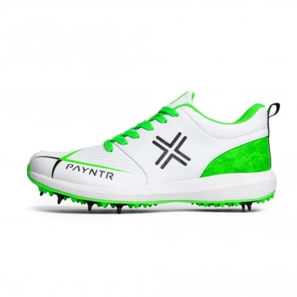 Payntr V Cricket Spike - Green-White - Side