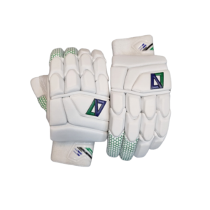 A7 Green Hex Batting Gloves - Front