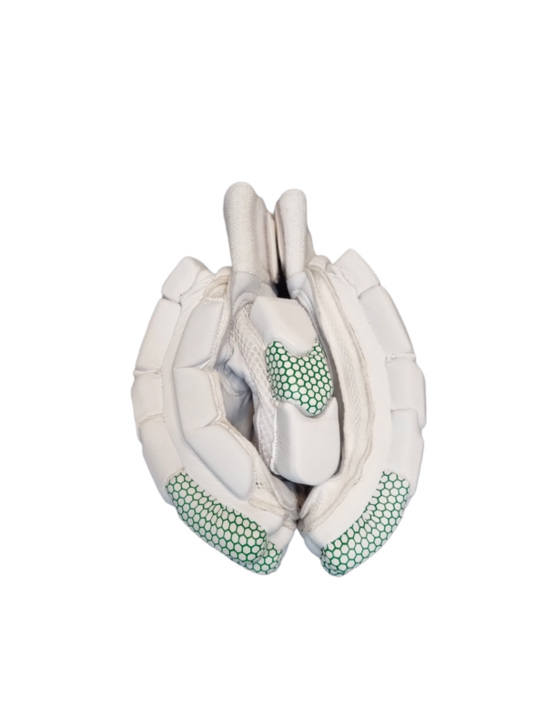 A7 Green Hex Batting Gloves - Side