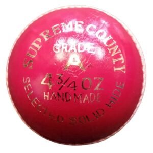 A7 Supreme County Cricket Ball - Front