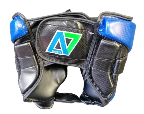 A7 Headguard - Large - Blue - Back