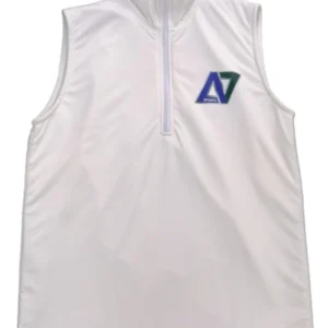 A7 Sleeveless Jumper - White