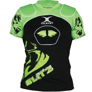 Gilbert Blitz Rugby Body Armour - Green