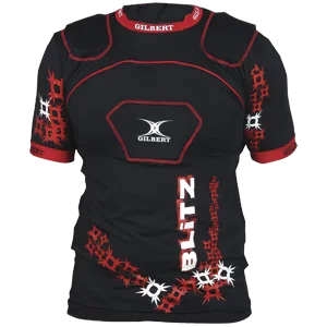 Gilbert Blitz Rugby Body Armour - Red