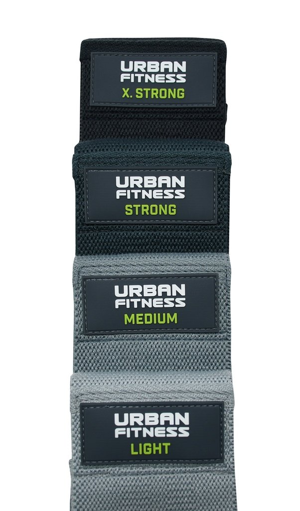 Urban Fitness Equipment Fabric Resistance Band Loop - 15 Inches - Front