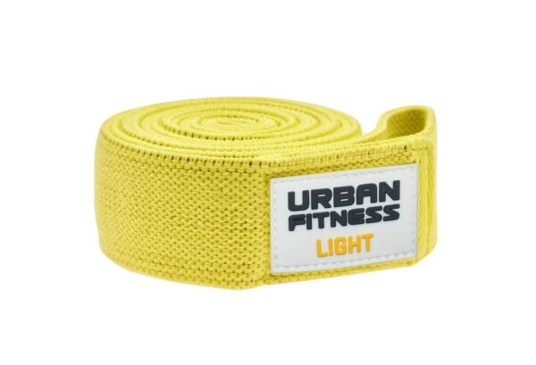 Urban Fitness Equipment Fabric Resistance Band Loop - 2m - Light - Side