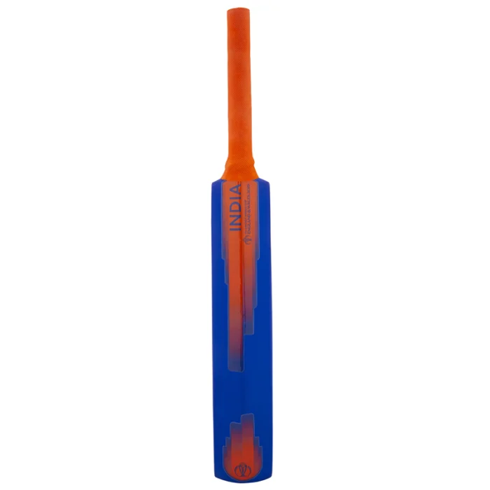 ICC Cricket World Cup Mini Autograph Bat - India - Back