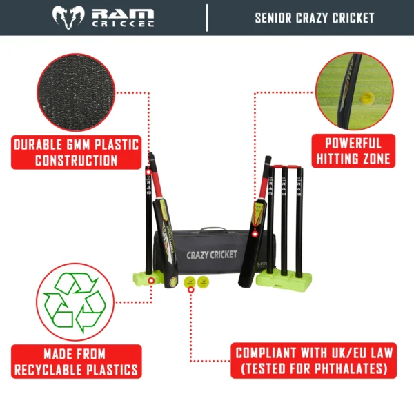 Ram Cricket Crazy Cricket Set - Information