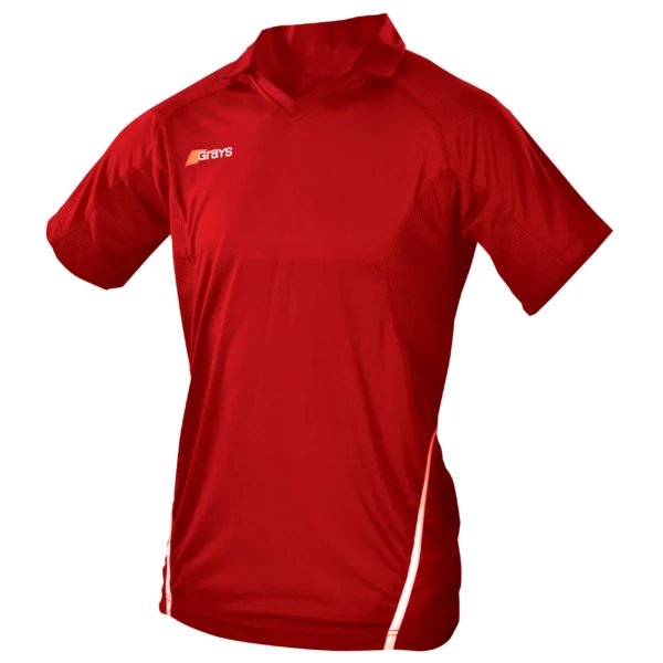 Grays G750 Shirt - Male - Red-White - Front