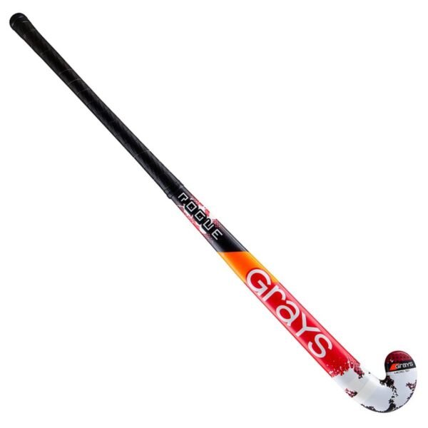 Grays Rogue Ultrabow Hockey Stick - Front - Black-Red