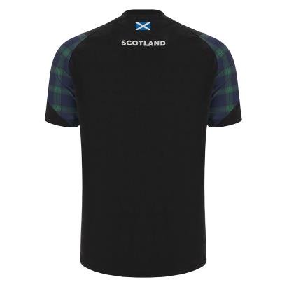 Macron Scotland Travel Polycotton Rugby T-Shirt - Back