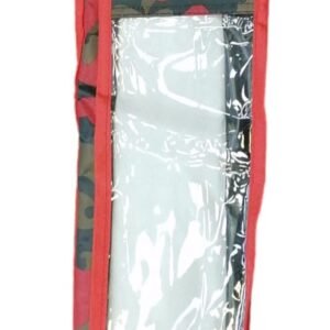 SG Cricket Bat Cover Bag - Black-Green-Red - Front