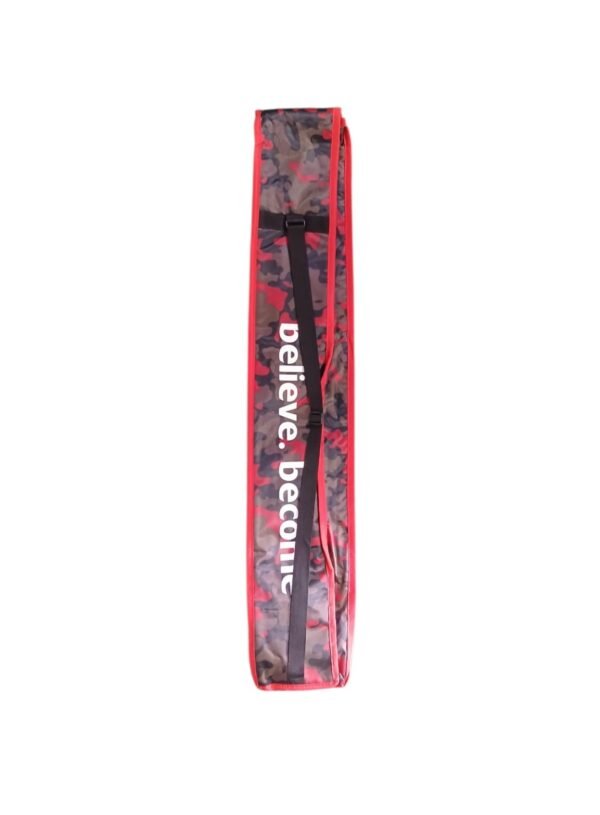 Sanspareils Greenlands Cricket Bat Cover Bag - Black-Green-Red - Back