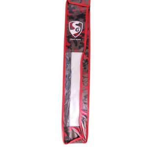 Sanspareils Greenlands Cricket Bat Cover Bag - Black-Green-Red - Front