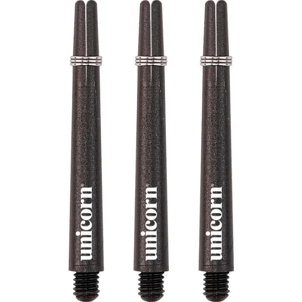 Unicorn Gripper 3 Dart Shafts - Black - Medium