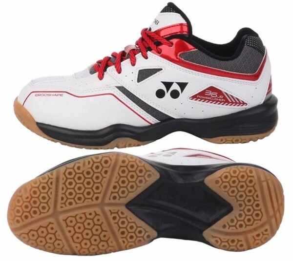 Yonex Power Cushion 36 - Red-White - Male - Overview