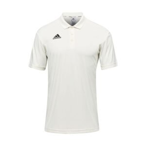 Adidas Howzat Polo Short Sleeve Shirt - Front