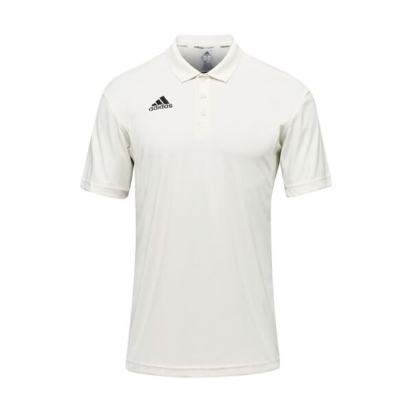 Adidas Howzat Polo Short Sleeve Shirt - Front